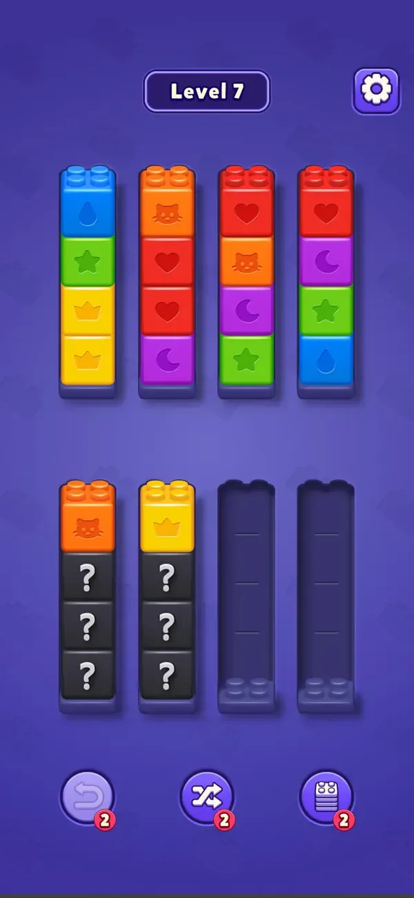 Colorful Sort - Block Puzzle screenshot 1