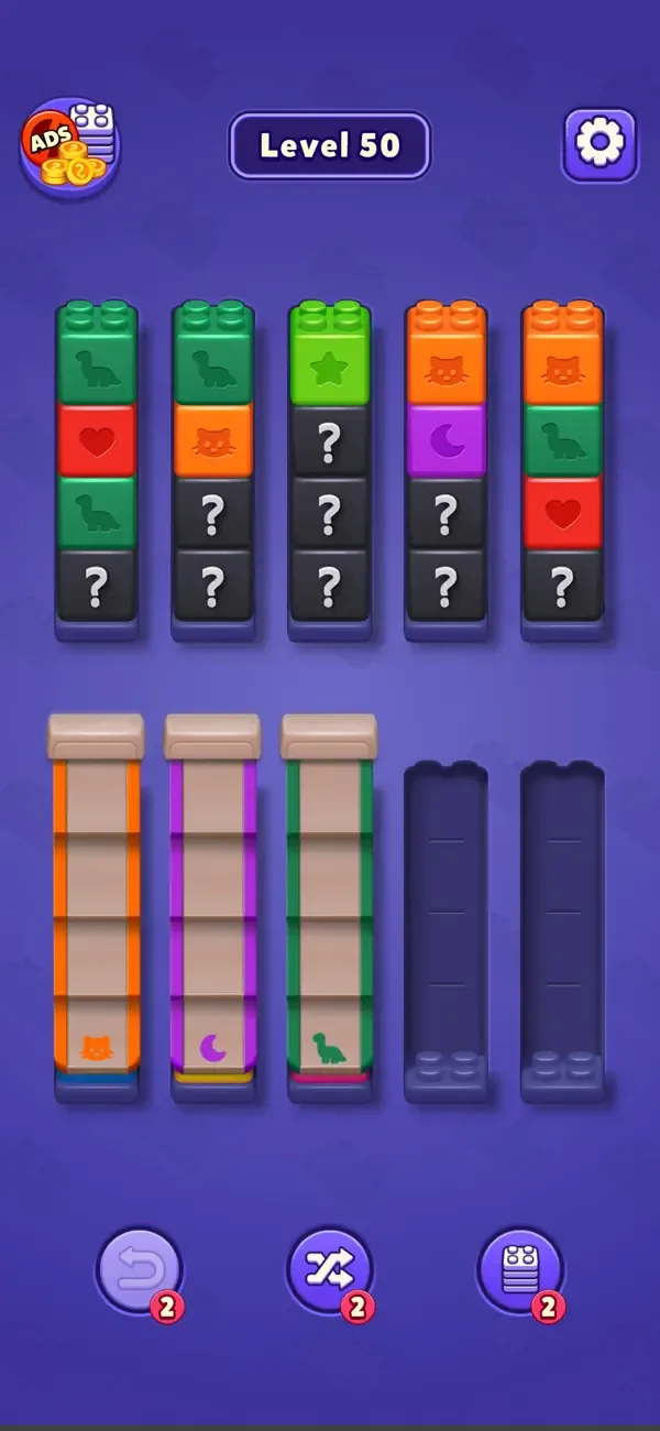 Colorful Sort - Block Puzzle screenshot 2