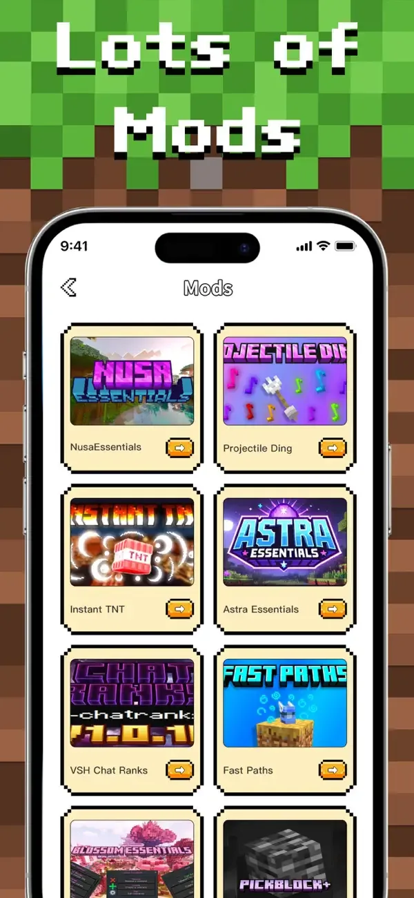 MCMods & Addons for MCPEOL screenshot 1