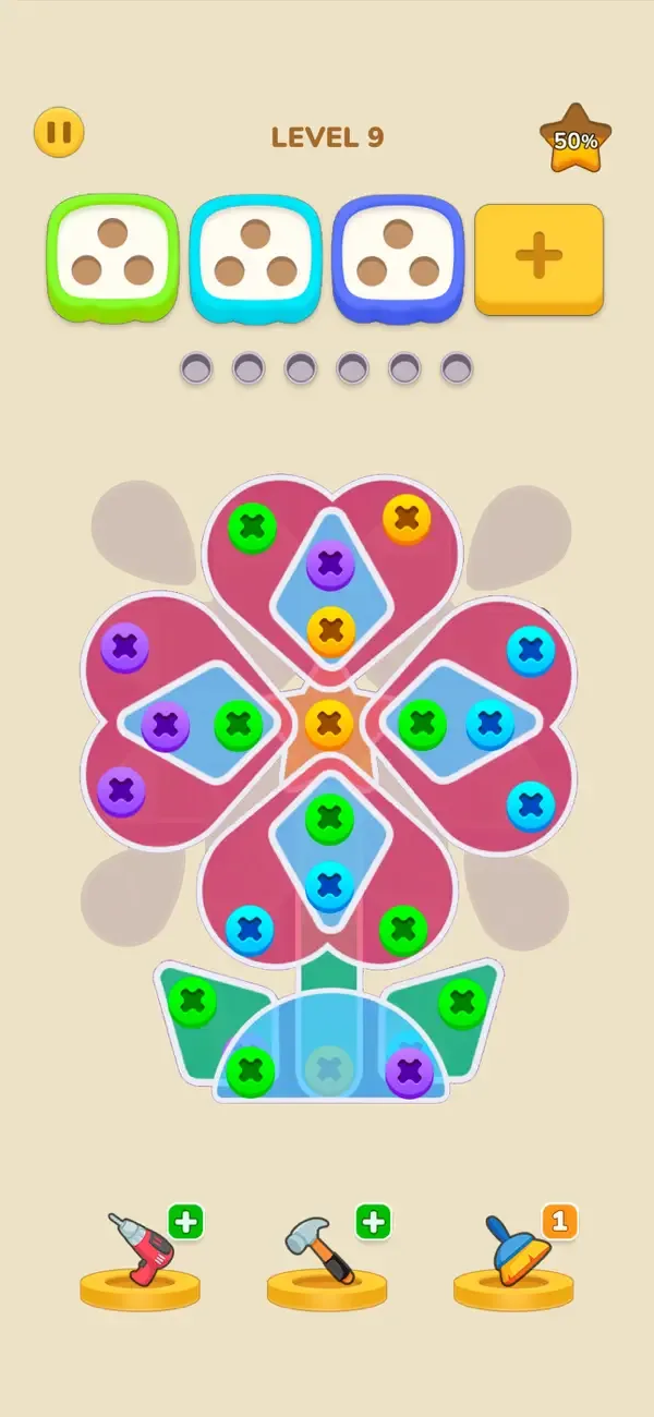 Screw Color: Nuts Jam Master screenshot 2