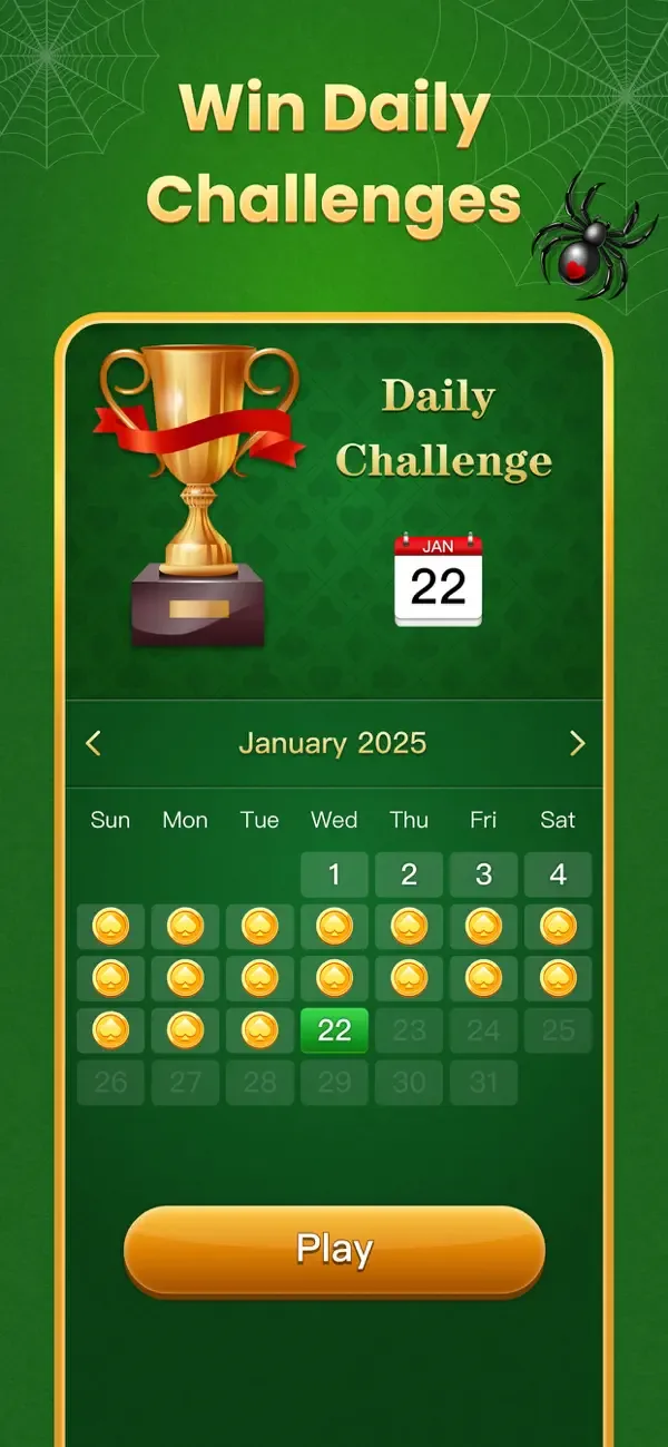 Spider Solitaire Classic 2025 screenshot 4