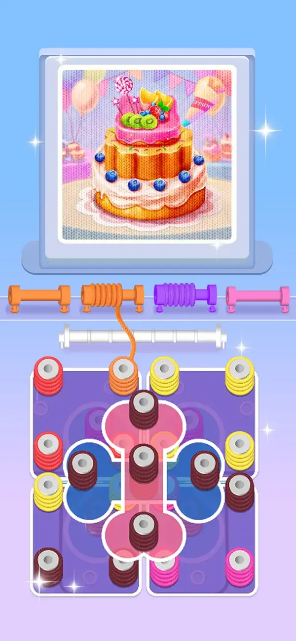 Wool Sort: Pixel Screw Yarn screenshot 2