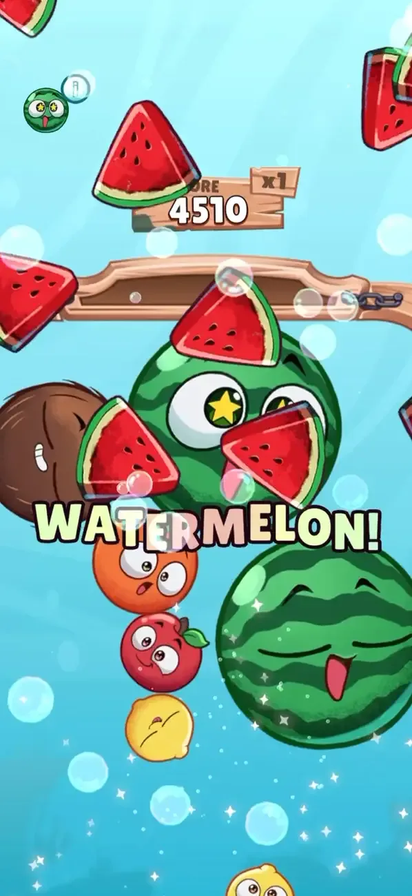 Underwatermelon: Fruit Merge screenshot 3