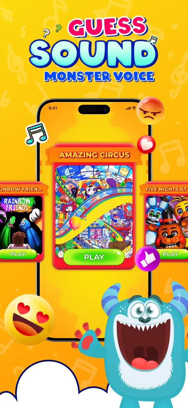Guess Sound: Monster Voice screenshot 1
