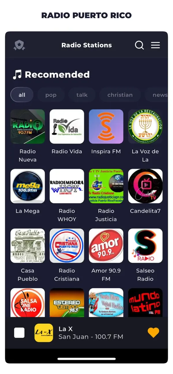 Radio Puerto Rico FM & AM Live screenshot 1