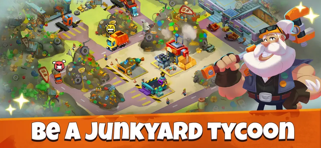 Idle Junkyard Tycoon: Be Rich! screenshot 1
