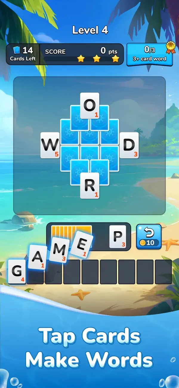 Word Solitaire-Unscramble Puz screenshot 1