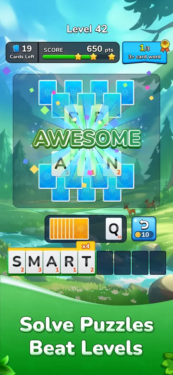 Word Solitaire-Unscramble Puz screenshot 2