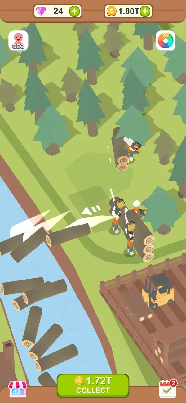 Aquatic Logging Factory screenshot 1