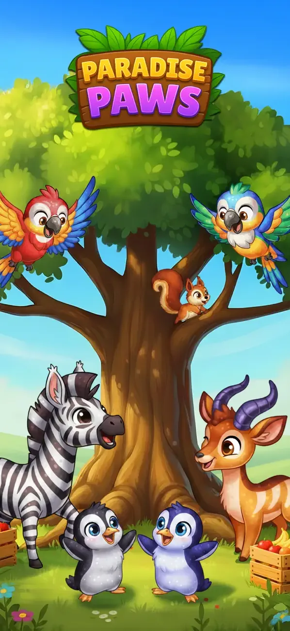 Paradise Paws: Merge Animals screenshot 1