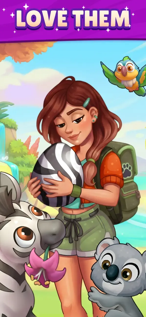 Paradise Paws: Merge Animals screenshot 4