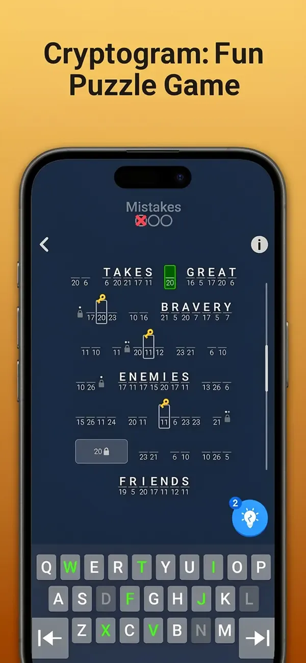 PlaySimple Cryptogram screenshot 3
