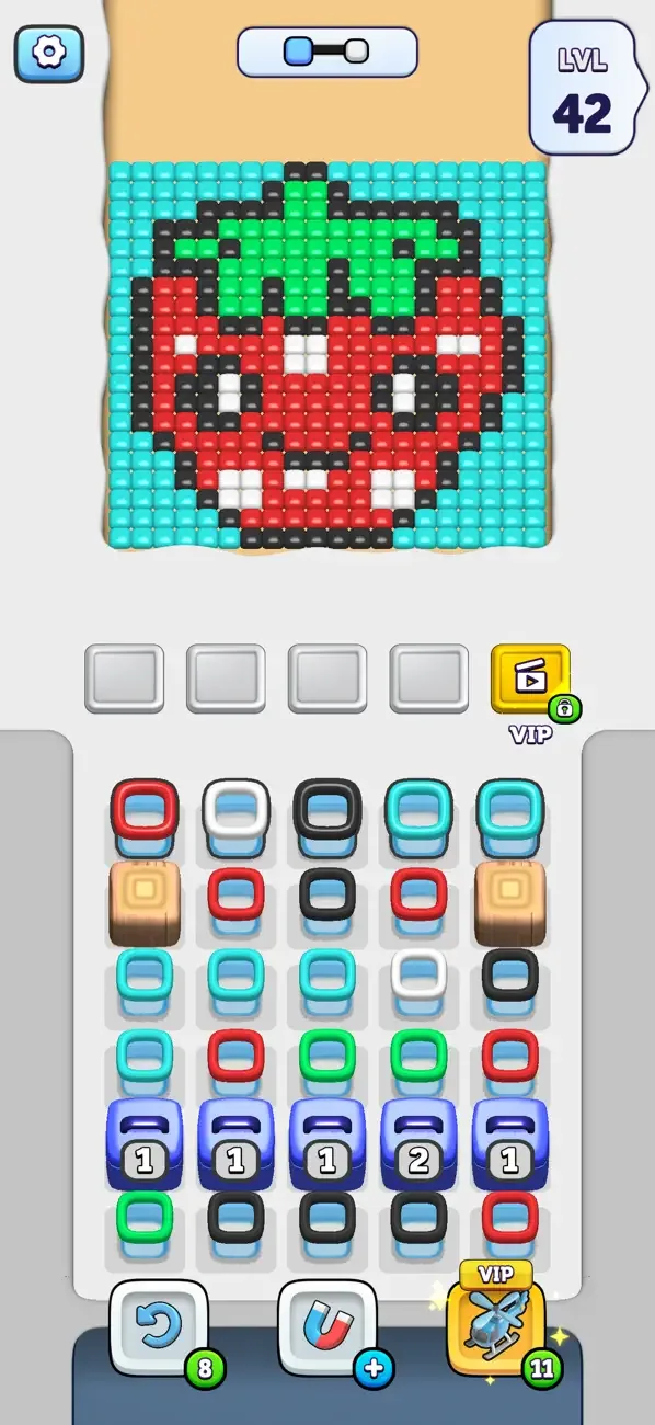 Pixel Sort: Color Sorting Game screenshot 2
