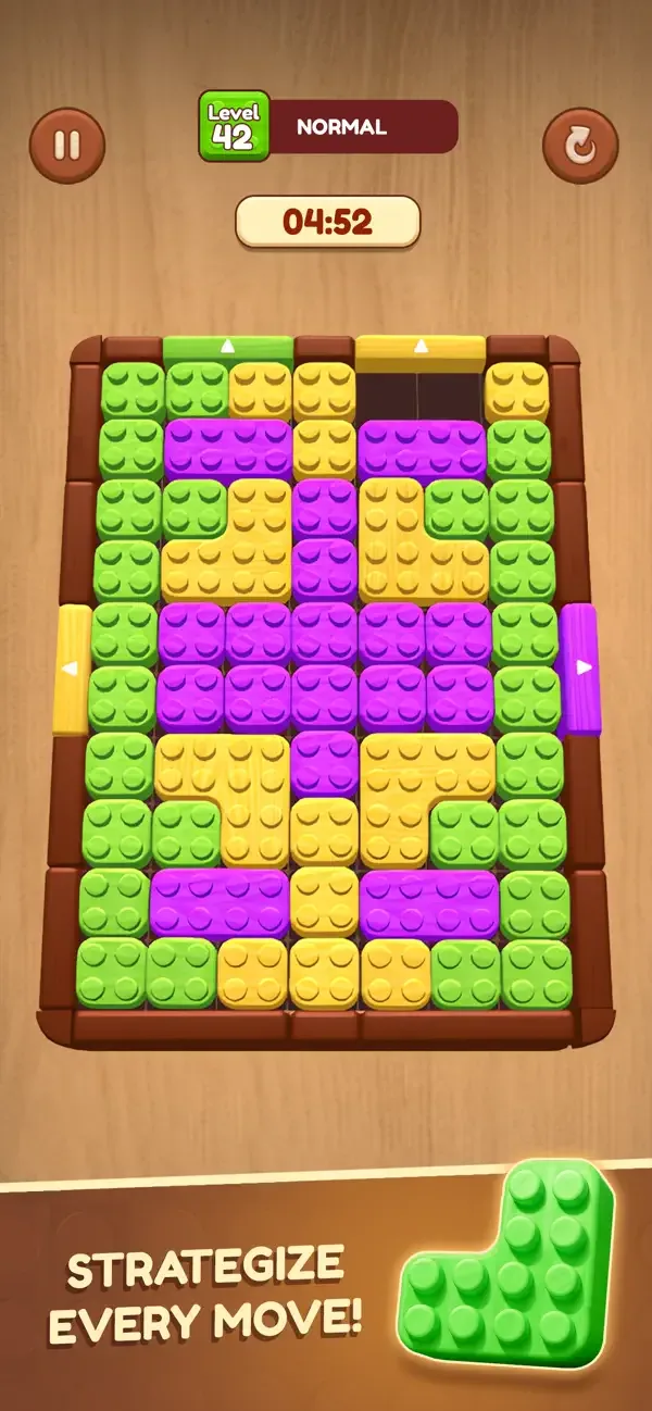 Wooden Slide: Block Escape screenshot 3