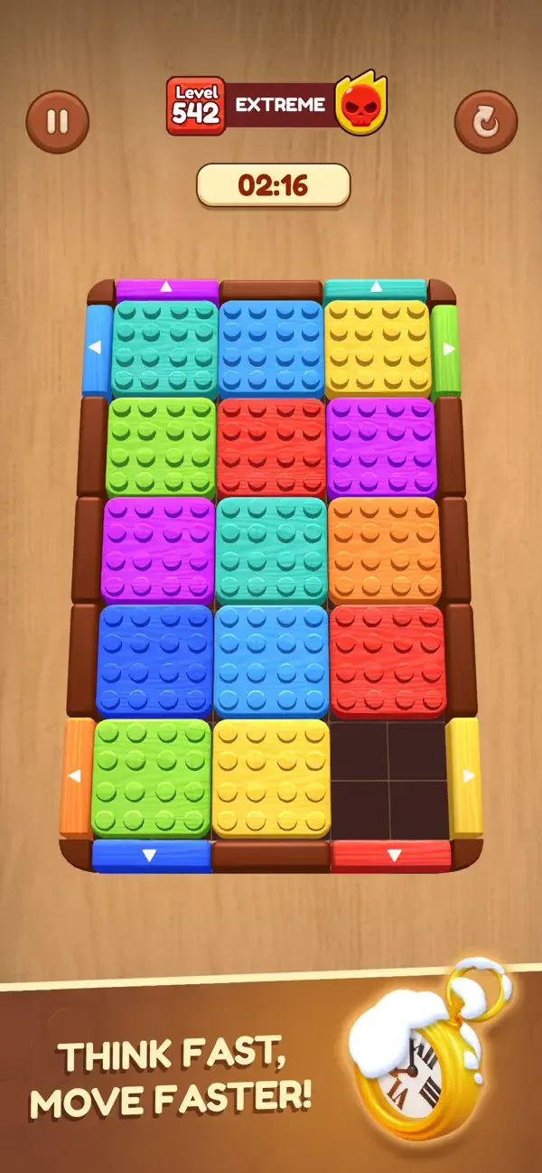 Wooden Slide: Block Escape screenshot 5