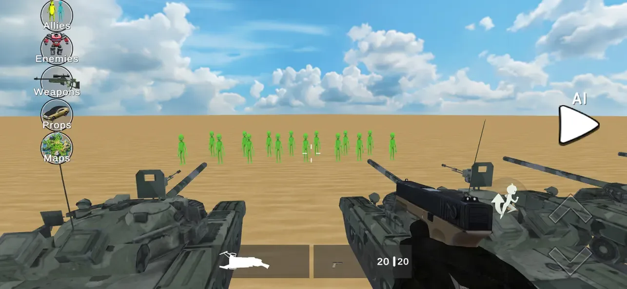 Sandbox toilet meme playground screenshot 1