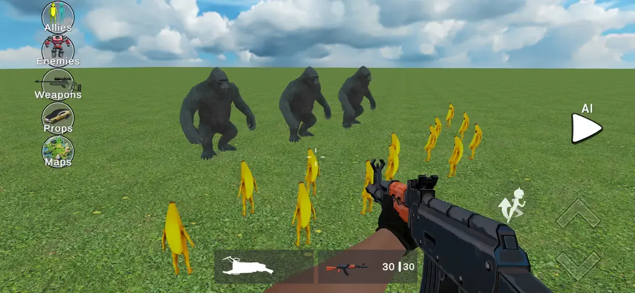 Sandbox toilet meme playground screenshot 3