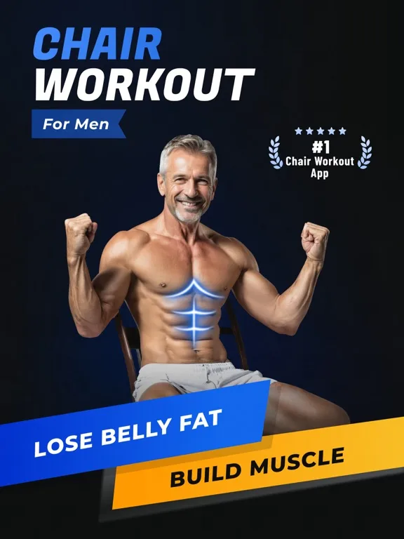 Chair Workout for Men: Muscle screenshot 1