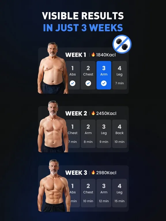 Chair Workout for Men: Muscle screenshot 2