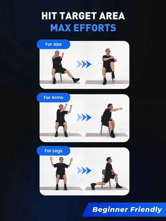 Chair Workout for Men: Muscle screenshot 3