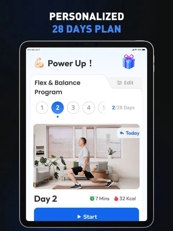 Chair Workout for Men: Muscle screenshot 5