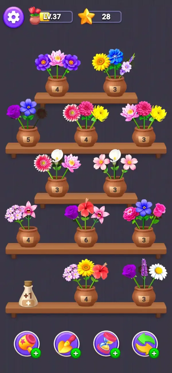 Flower Merge - Blossom Games screenshot 1