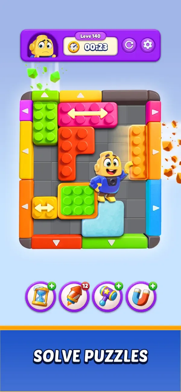 Color Block: Jam Puzzle 3D screenshot 1