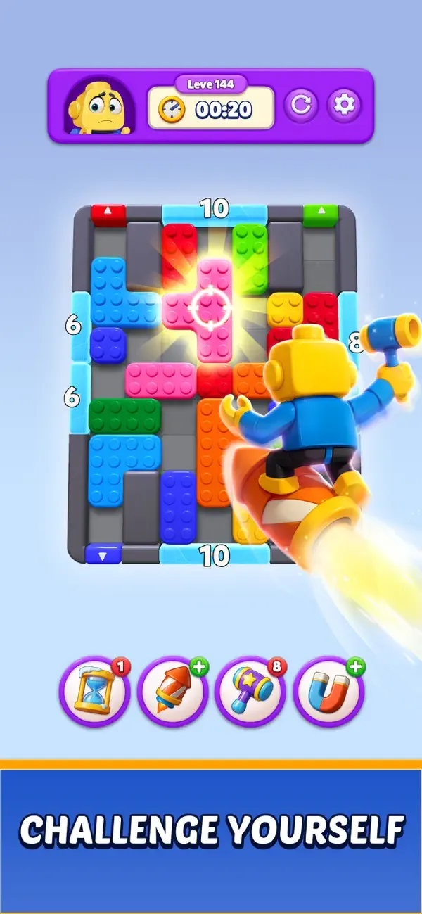 Color Block: Jam Puzzle 3D screenshot 2