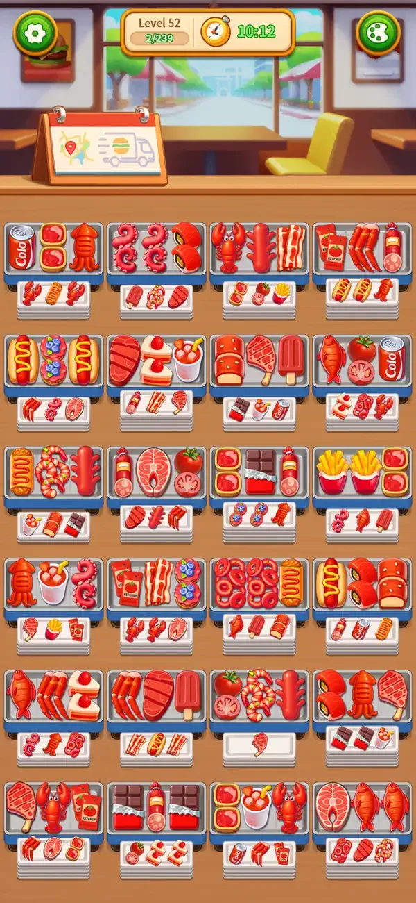 Grill Sort™ screenshot 2