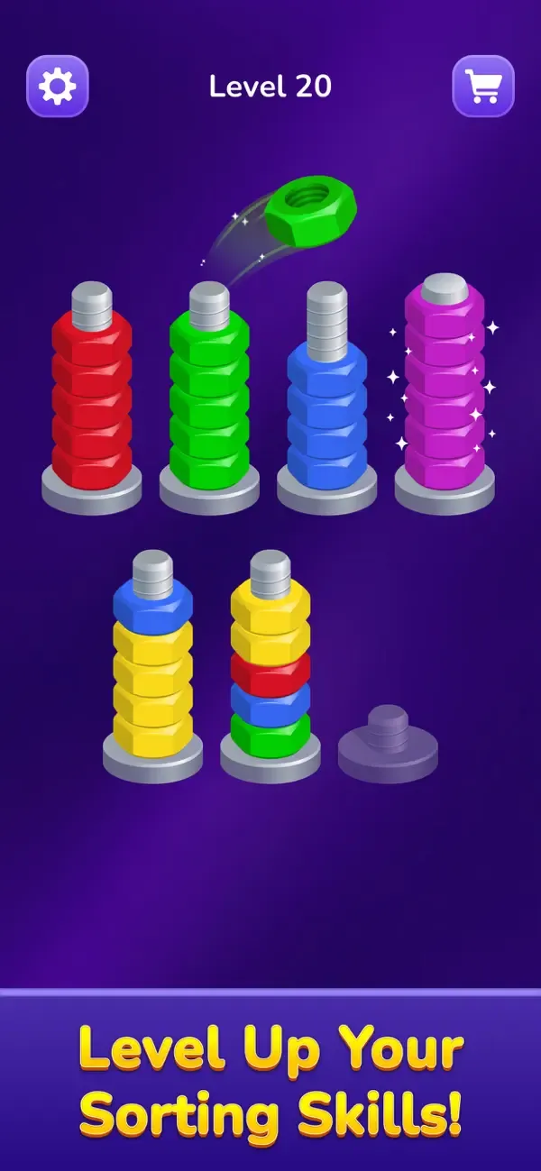 Nut Blast - Nut Sort screenshot 1