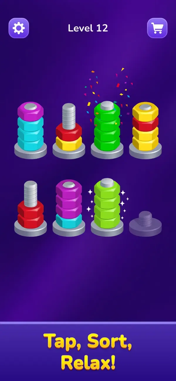 Nut Blast - Nut Sort screenshot 2
