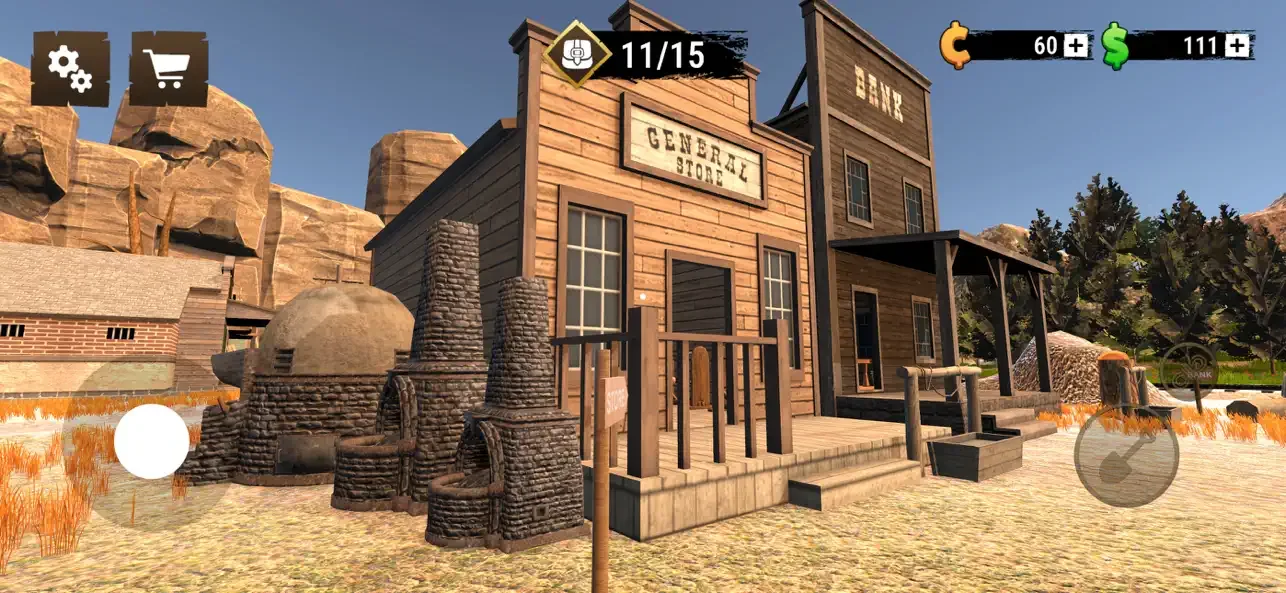 Wild West Miner - Gold Rush 3D screenshot 1