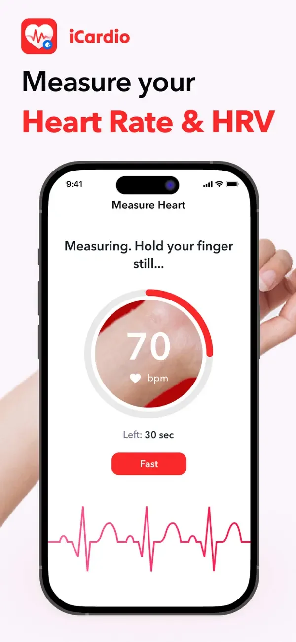 iCardio - Heart Rate Tracker screenshot 1