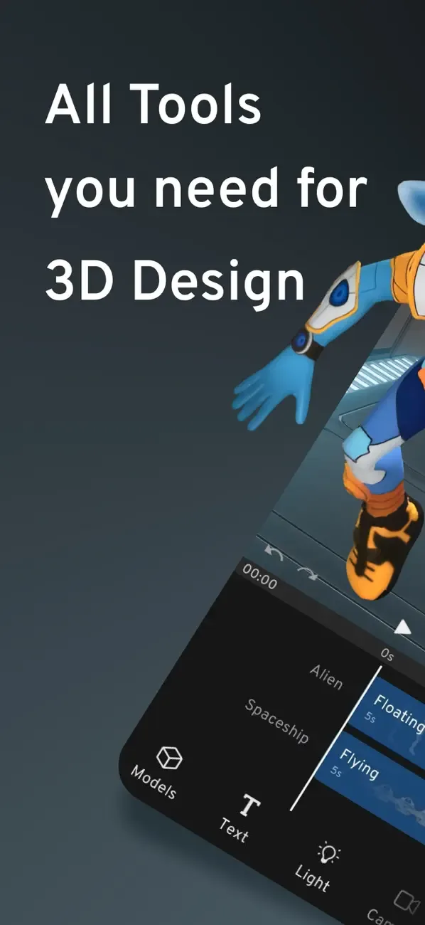 Prisma3D - Animation, Modeling screenshot 1