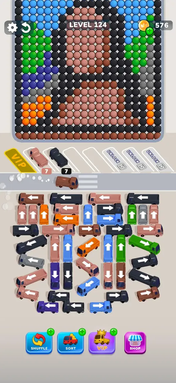 Bubble Bus: Parking Jam Puzzle screenshot 1