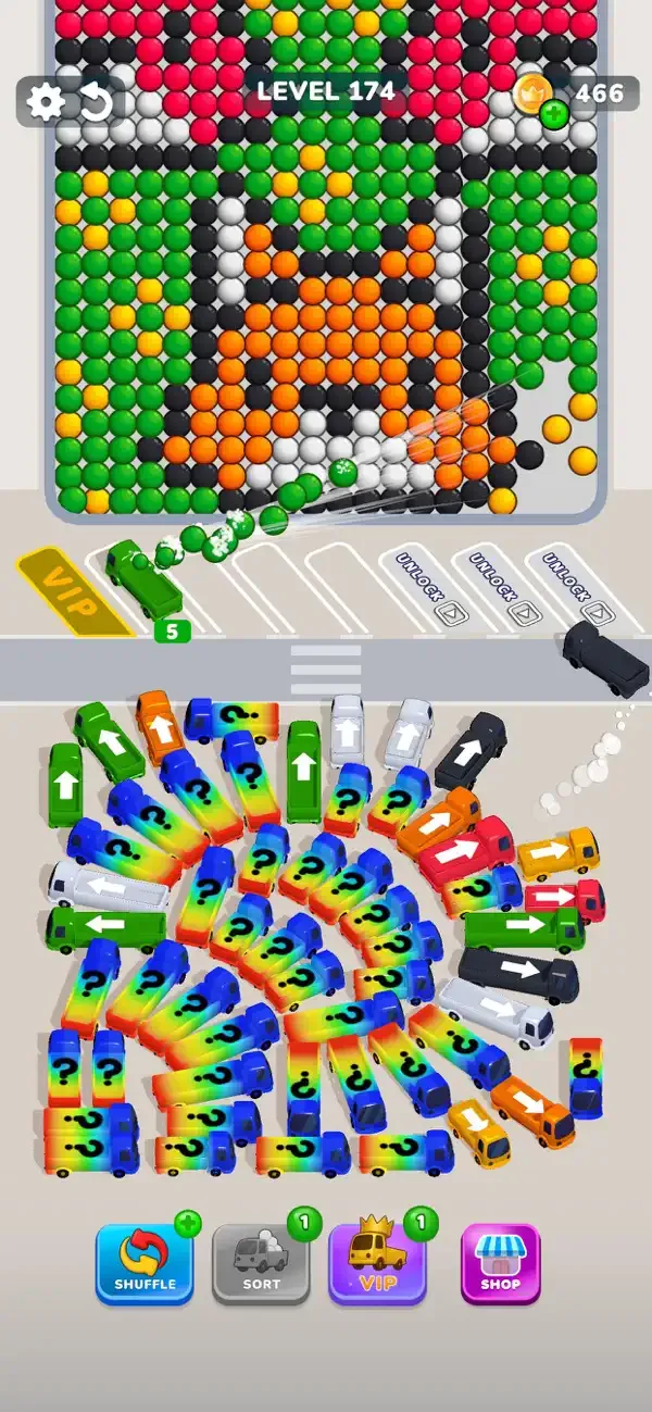 Bubble Bus: Parking Jam Puzzle screenshot 2