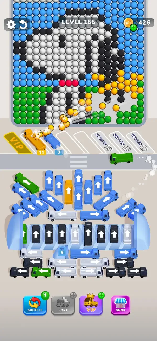 Bubble Bus: Parking Jam Puzzle screenshot 3