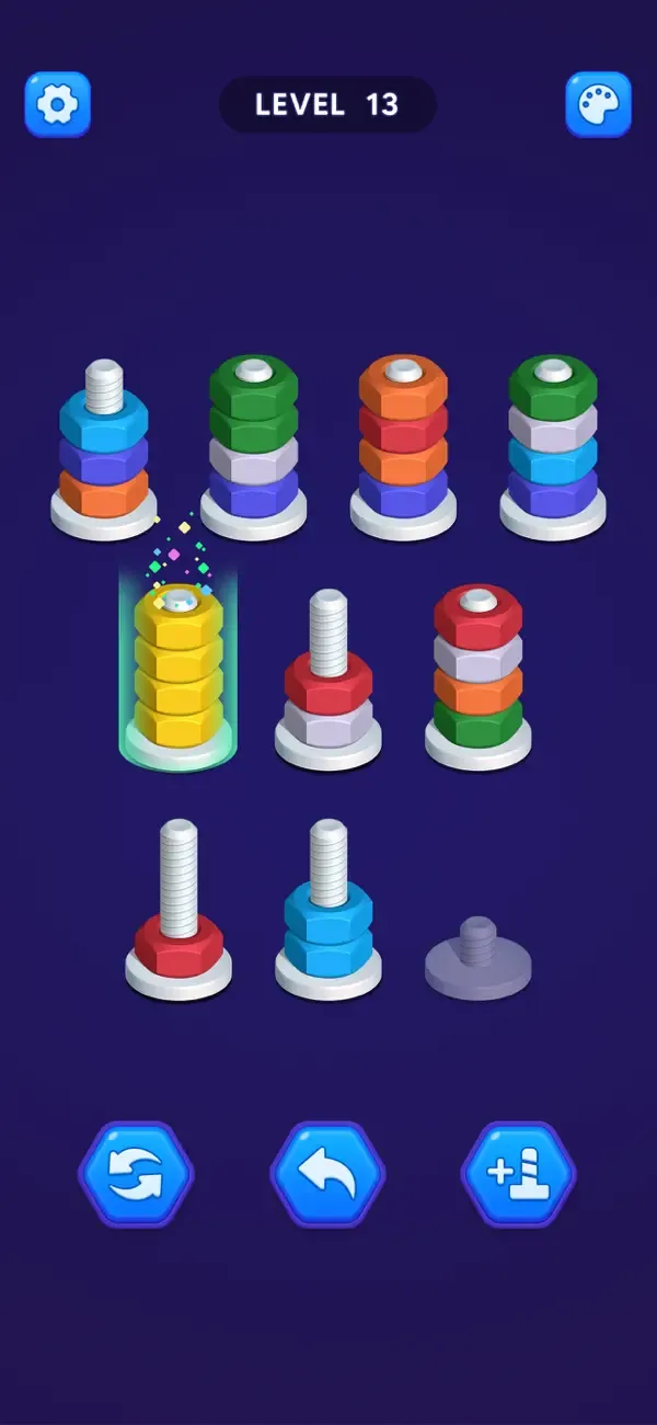 Nut Sort: Sorting Games screenshot 1