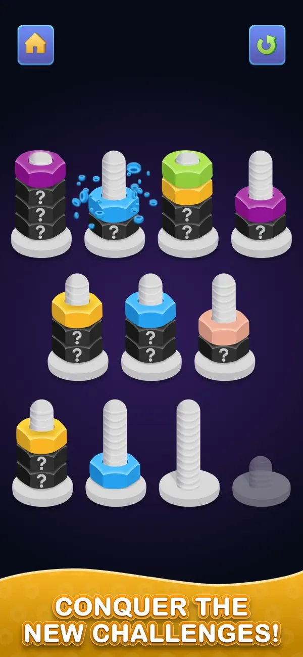 Nuts & Bolts - Color Sort Game screenshot 3