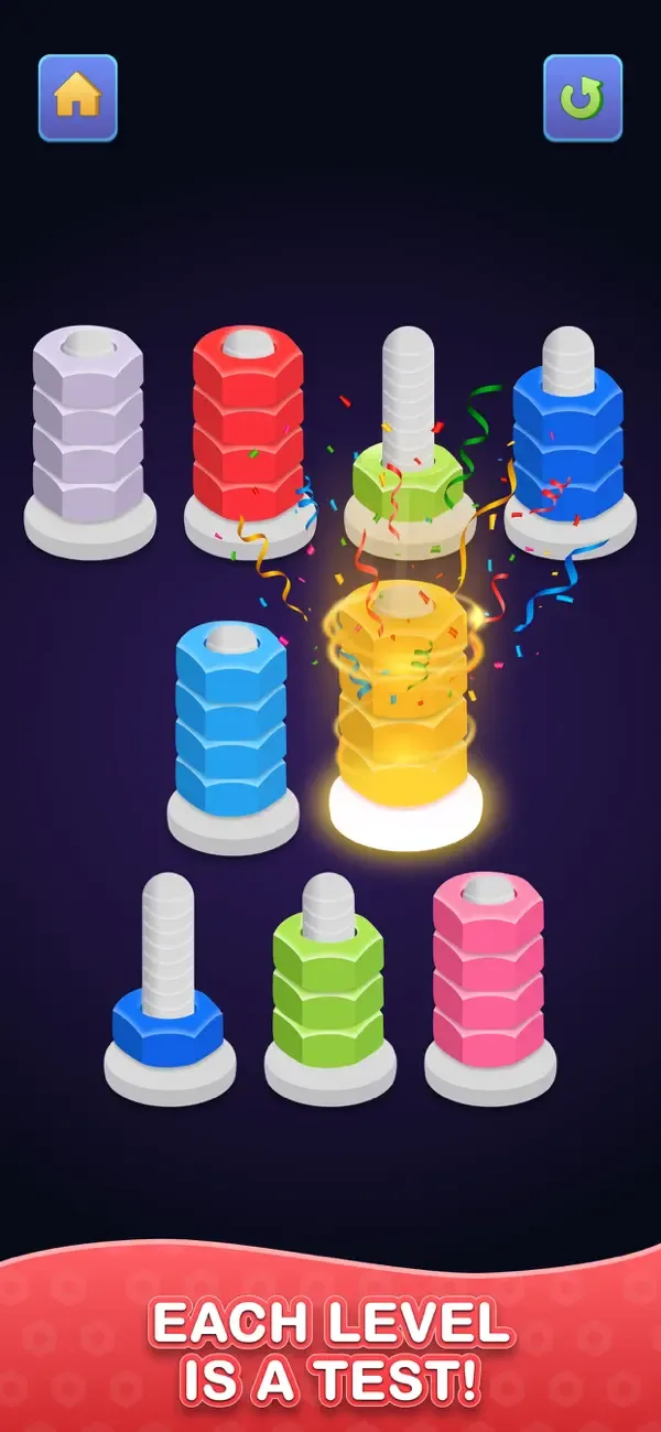 Nuts & Bolts - Color Sort Game screenshot 4