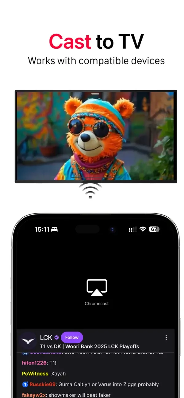 UbeCast screenshot 2