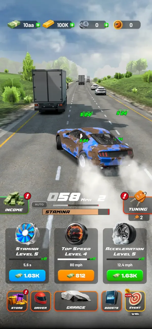 Highway Drift - Car Racing screenshot 1