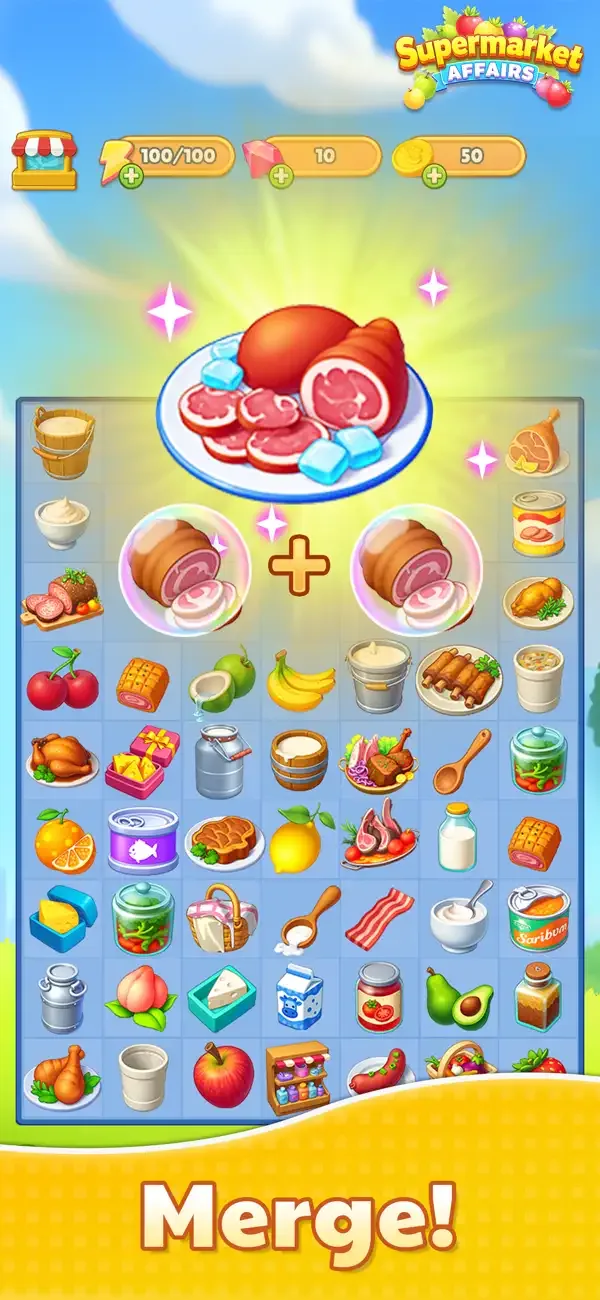 Supermarket Affairs - Merge screenshot 5