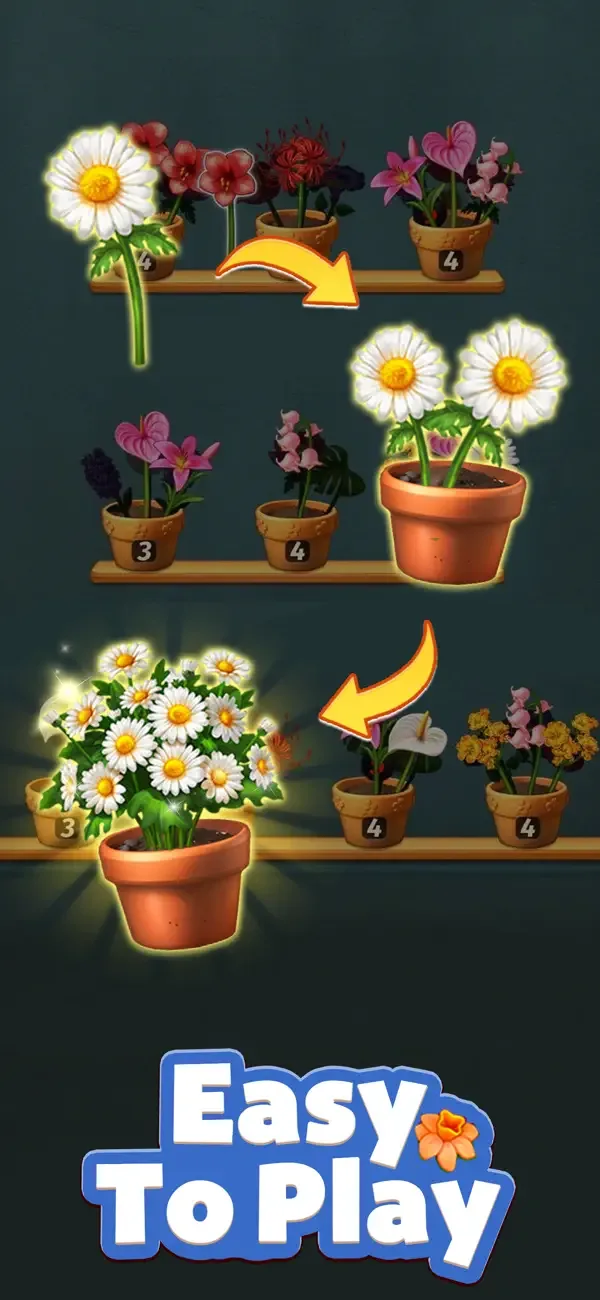 Blossom Match: Sorting Games screenshot 2