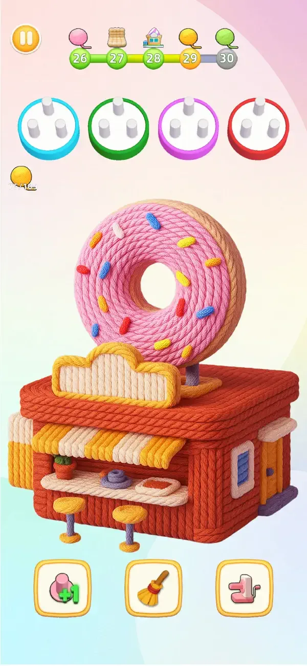 Wool Craze -Yarn Color Sort 3D screenshot 1