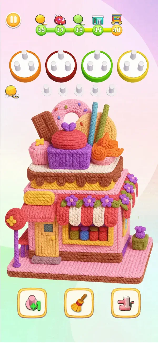 Wool Craze -Yarn Color Sort 3D screenshot 2