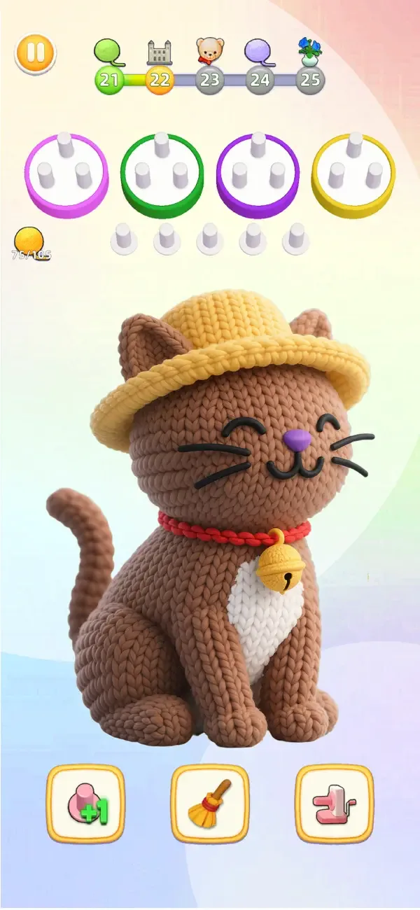 Wool Craze -Yarn Color Sort 3D screenshot 4
