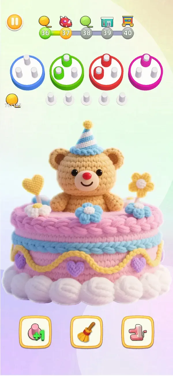 Wool Craze -Yarn Color Sort 3D screenshot 5