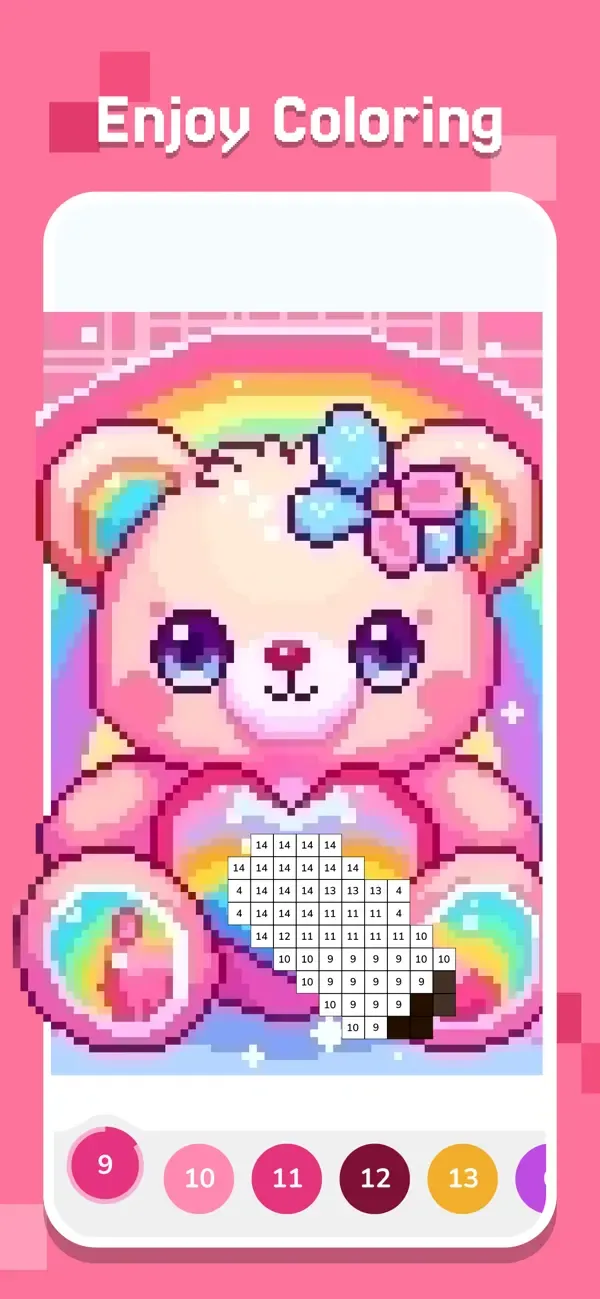 Pixel Coloring-Color by number screenshot 1