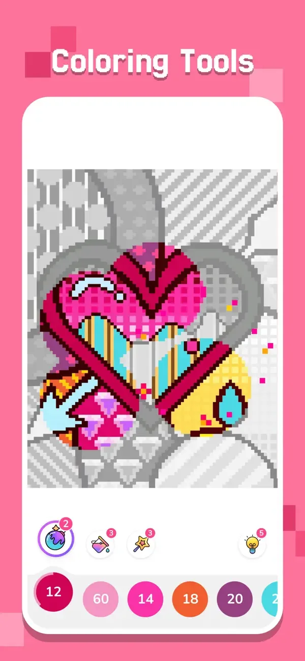 Pixel Coloring-Color by number screenshot 3
